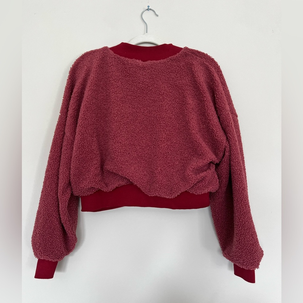 Fabletics Cozy Cropped Fleece Sweatshirt